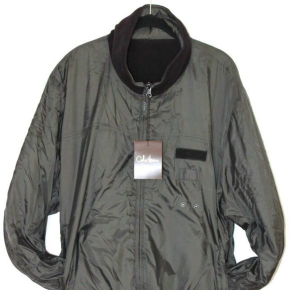 COLE HAAN Reversible  JACKET Grey GRAPHITE - Picture 1 of 2